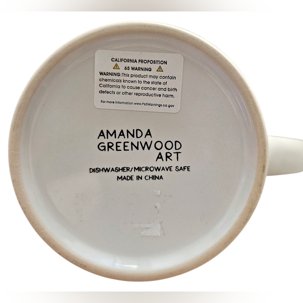 Amanda Greenwood Stylish Women's Bag Collection Mug w/ Red Inside. New W… - Picture 2 of 3